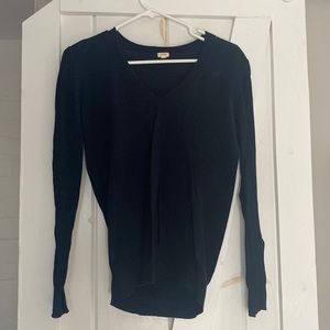 J.Crew navy v-neck sweater, size XS